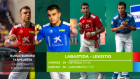 Labastida y Lekeitio acogerán las eliminatorias del Campeonato Manomanista