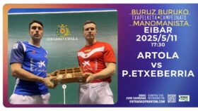 Artola buscará el pase a las semifinales el domingo en Eibar