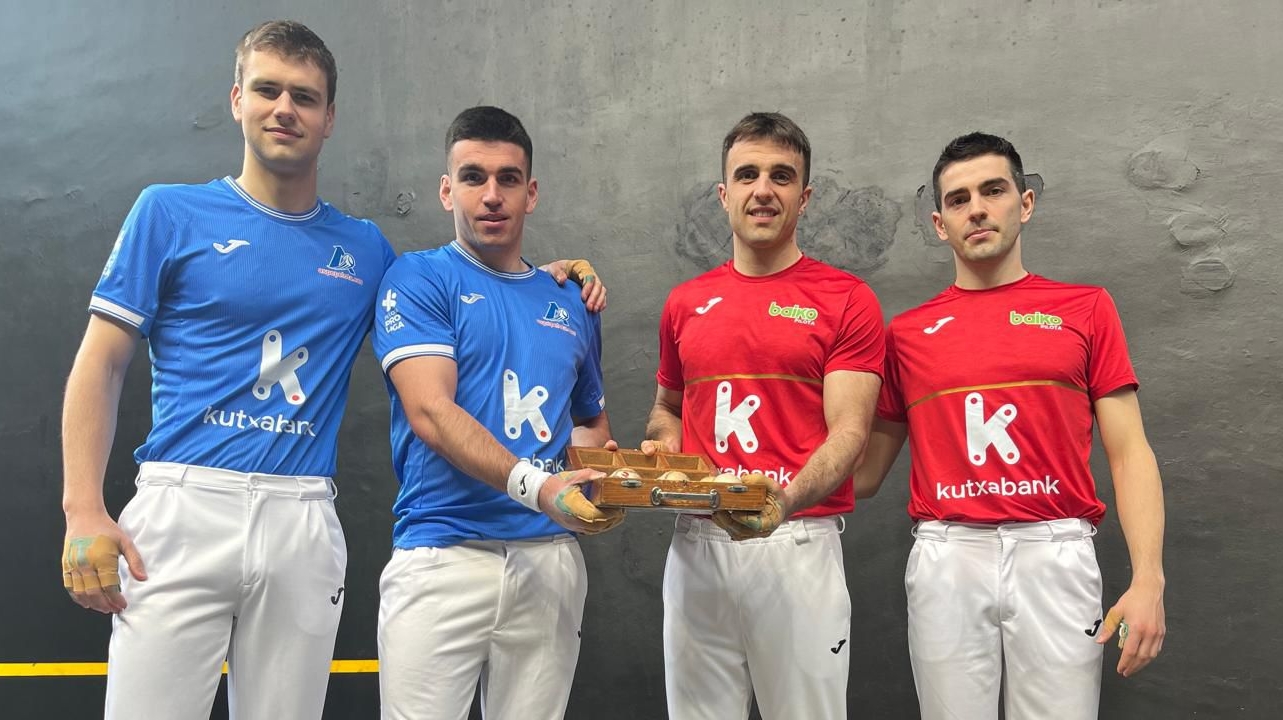 Peña II-Salaverri II.a eta Murua-Gabirondo Binakako Serie B Txapelketako txapelaren lehian arituko dira