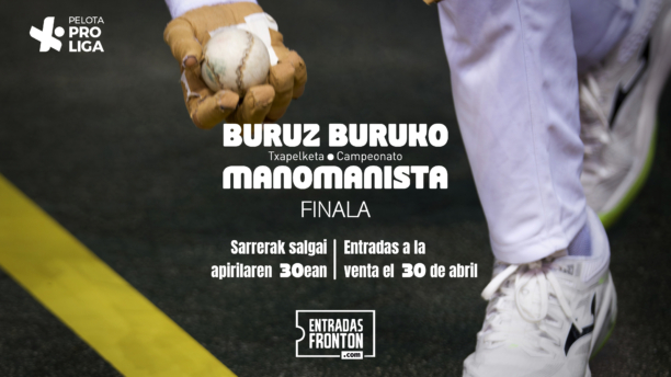 Apirilaren 30ean jarriko dira salgai 2026ko Buruz Buruko Txapelketako finalerako sarrerak